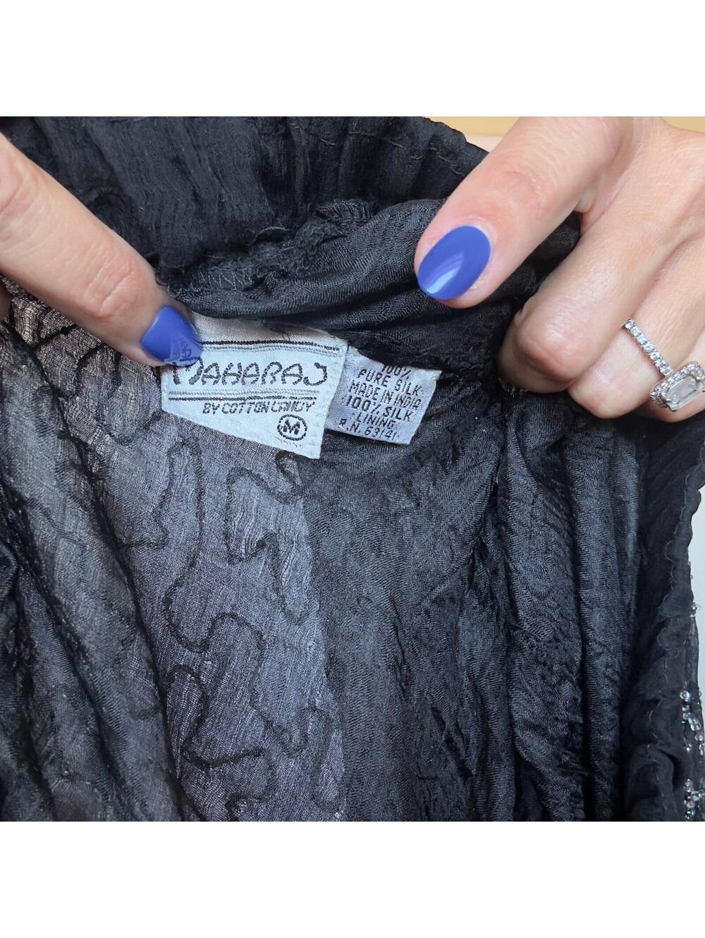 Vintage Silk 80s Fairy Skirt - Picture 8 of 8